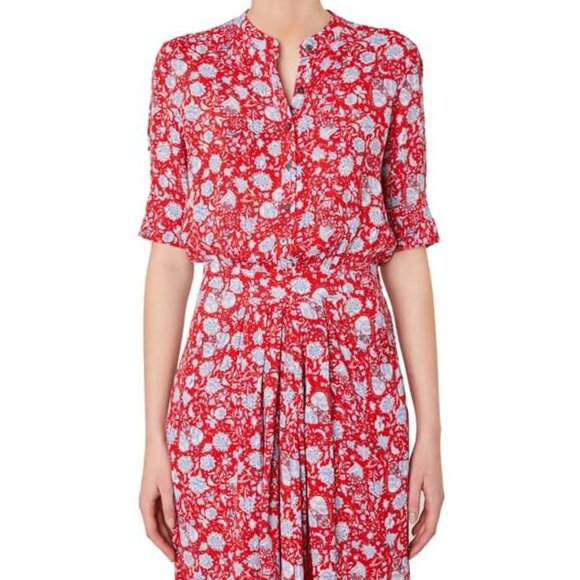 Zadig & Voltaire Rima Flowers Field Midi Dress - Picture 4 of 9